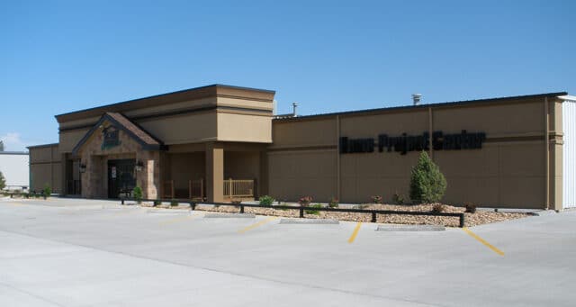 Exterior view of Home Lumber, Great Bend, Kansas.