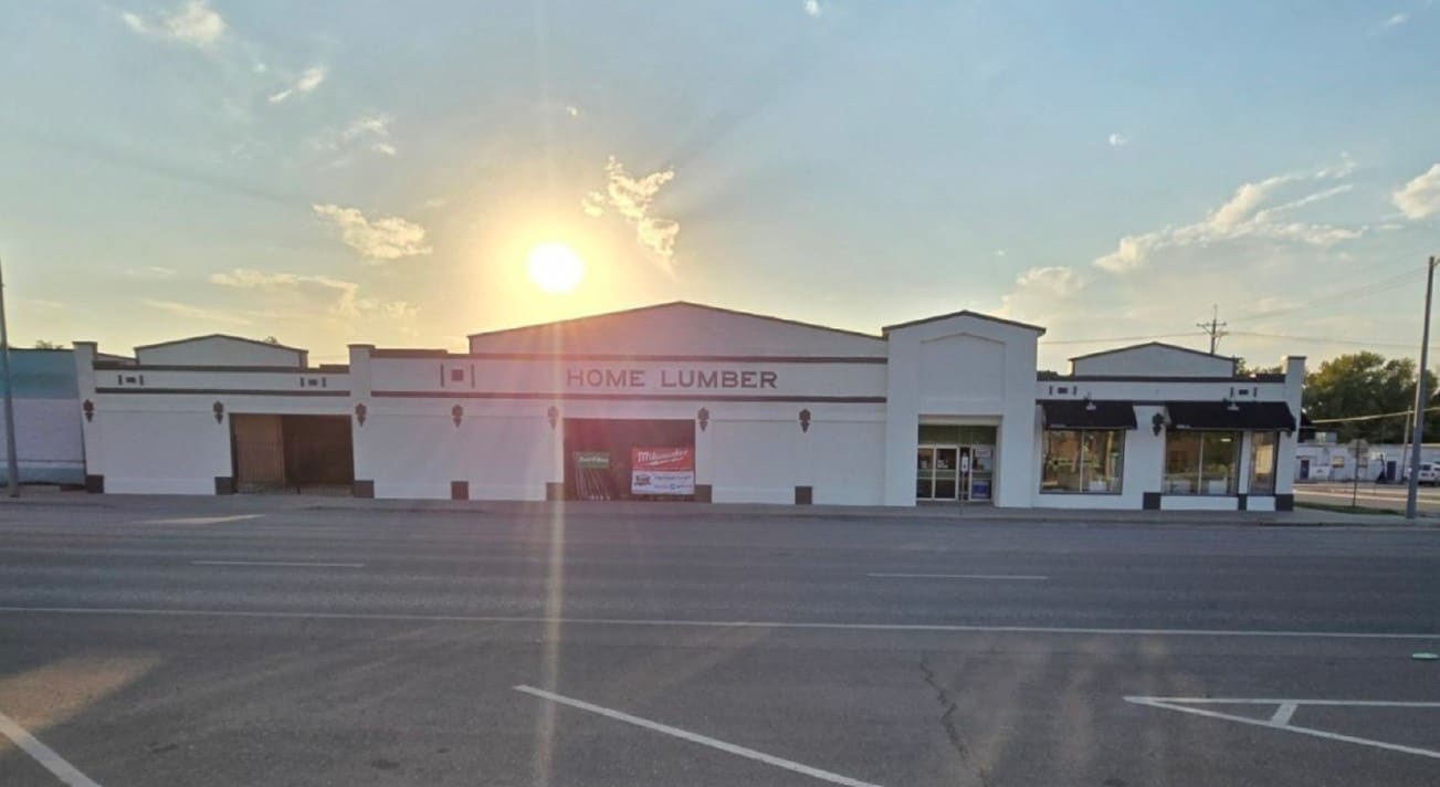 Picture of the exterior of Home Lumber, Winfield, Kansas.